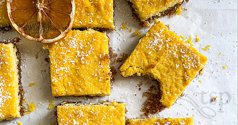 Gluten Free Lemon & Coconut Bars