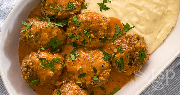 Lamb Meatballs in a Creamy Tomato Sauce